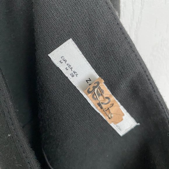 Zara Black High Waist Pencil Skirt Size Medium - Picture 9 of 9